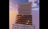 Players can also change the secret word from the back of the machine (Image via u/mattbatwings2 Reddit)